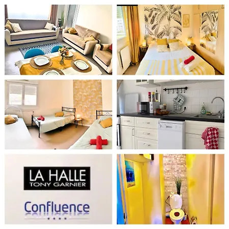 Villa Lumineux Et Spacieux Au Centre-ville De Lyon